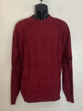 CH Classics Silk/Cashmere Sweater Large Gently worn 85% silk/15% cashmere argyle